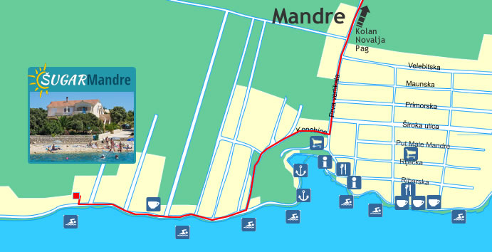 Map of Mandre